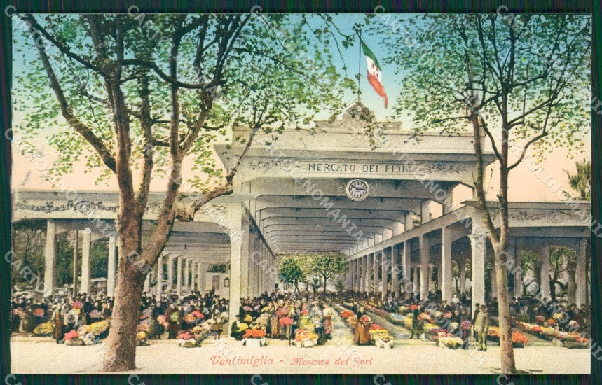 Imperia Ventimiglia Mercato dei Fiori cartolina KV5605 – fronte