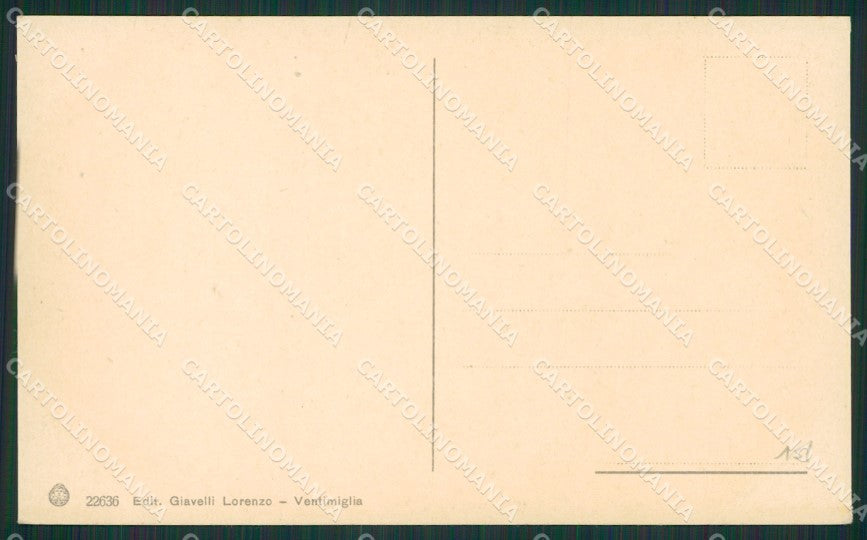 Imperia Ventimiglia Mercato dei Fiori cartolina KV5606 – retro