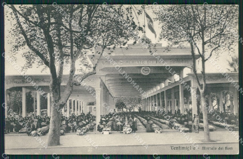 Imperia Ventimiglia Mercato dei Fiori cartolina KV5608 – fronte