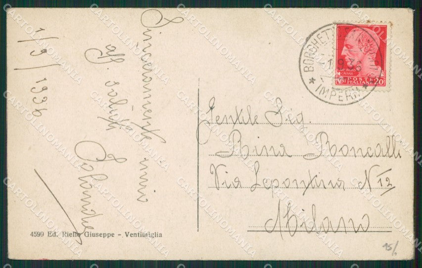 Imperia Ventimiglia Latte cartolina KV5628 – retro
