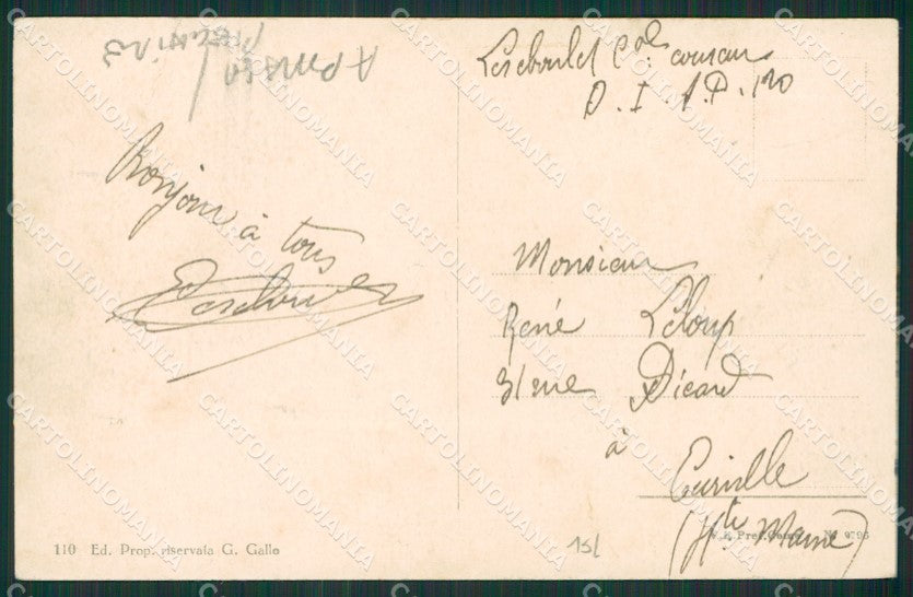 Imperia Ventimiglia Saluti da ABRASA PIEGHINE cartolina KV5632 – retro