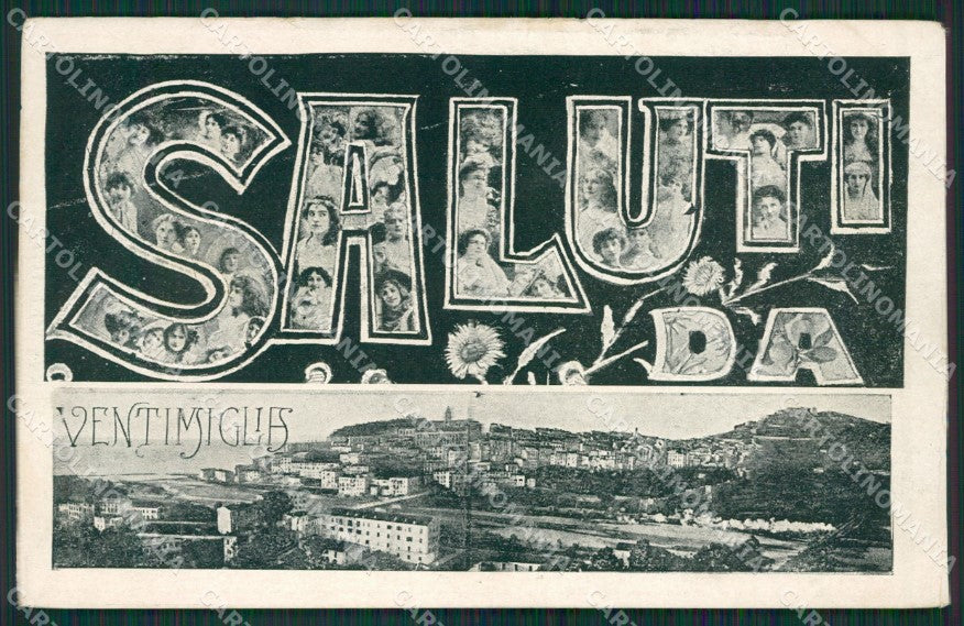 Imperia Ventimiglia Saluti da cartolina KV5635 – fronte