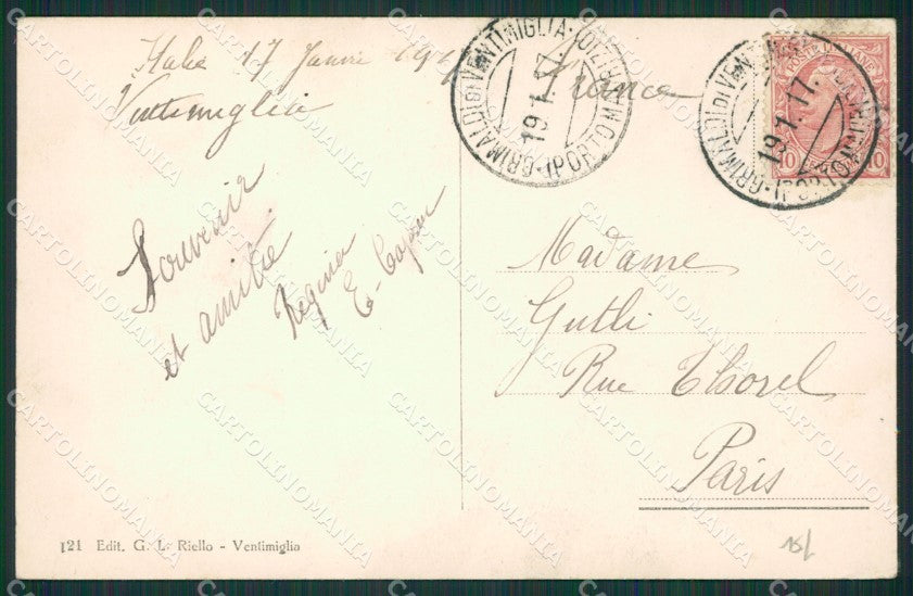 Imperia Ventimiglia cartolina KV5648 – retro
