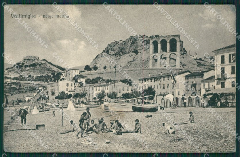 Imperia Ventimiglia Borgo Marina ABRASA cartolina KV5650 – fronte