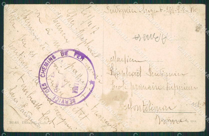 Imperia Ventimiglia Borgo Marina ABRASA cartolina KV5650 – retro