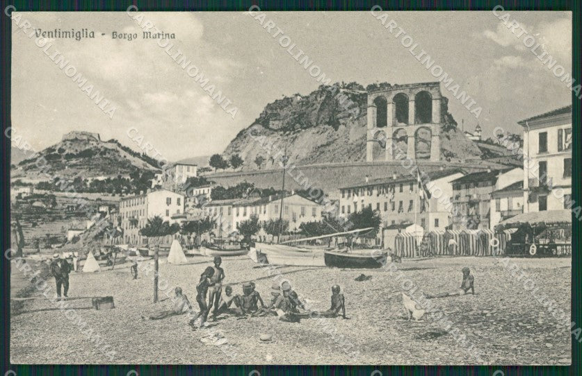 Imperia Ventimiglia Borgo Marina cartolina KV5656 – fronte