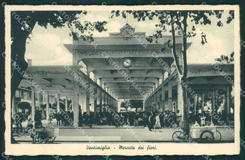 Imperia Ventimiglia Mercato dei Fiori cartolina KV5662 – fronte