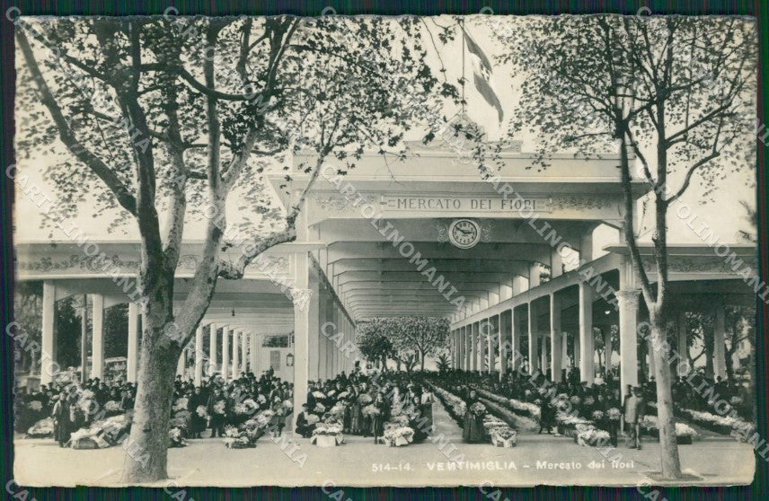 Imperia Ventimiglia Mercato dei Fiori Foto cartolina KV5671 – fronte