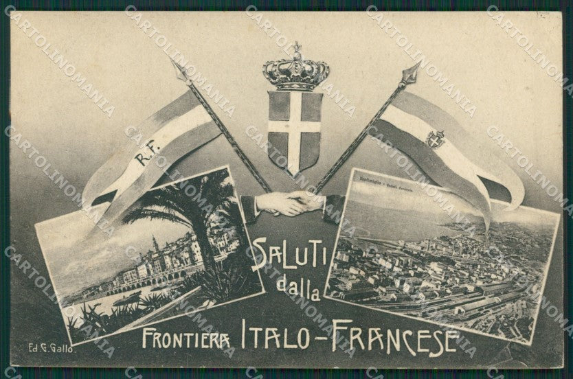 Imperia Ventimiglia Frontiera Saluti da cartolina KV5673 – fronte