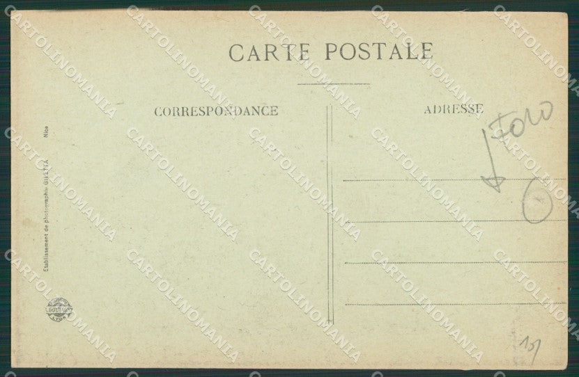 Francia Menton Mentone Frontiera FORO cartolina KV5674 – retro