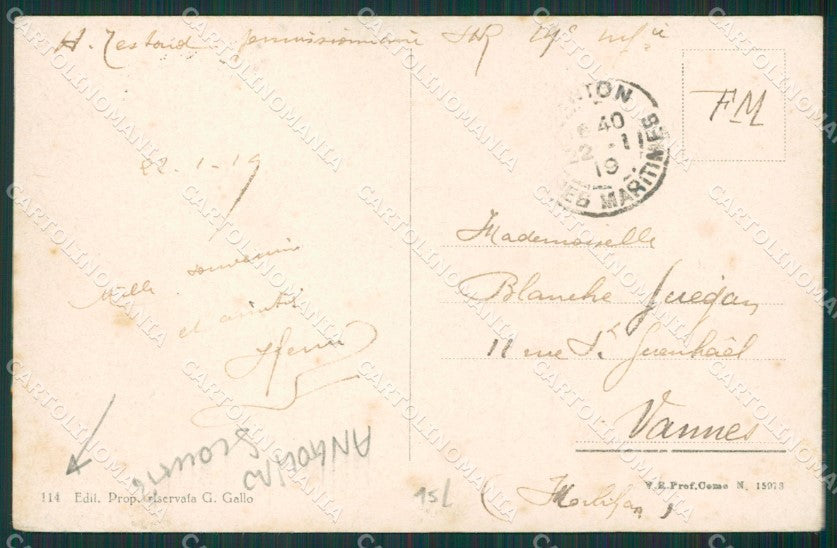 Imperia Ventimiglia Frontiera Saluti da ANGOLINO SCOLLATO cartolina KV5681 – retro