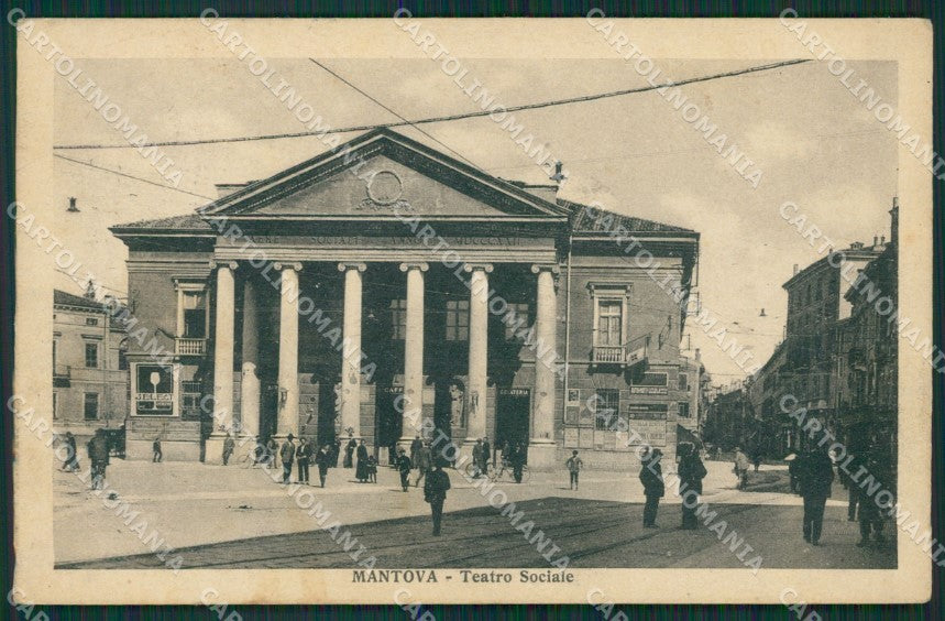 Mantova Città Teatro cartolina KV5707 – fronte