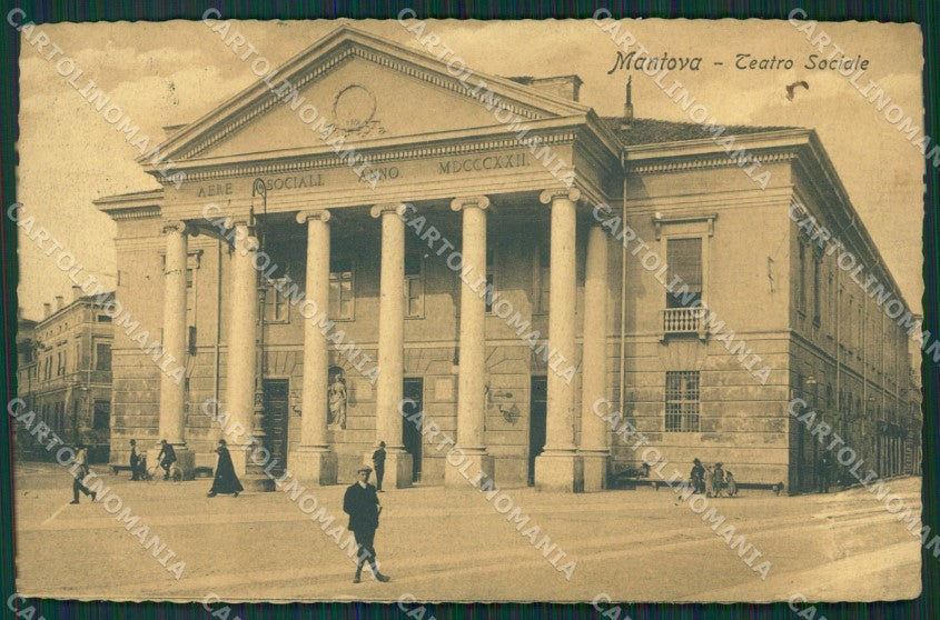 Mantova Città Teatro cartolina KV5789 – fronte