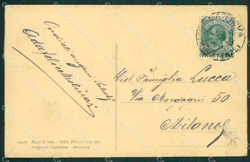 Mantova Città cartolina KV5790 – retro