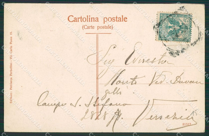 Mantova Città cartolina KV5805 – retro