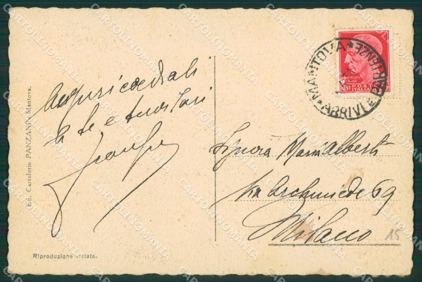 Mantova Città cartolina KV5806 – retro