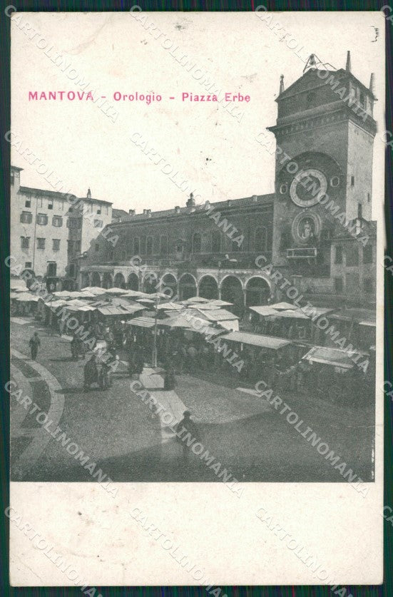 Mantova Città Mercato PIEGHE cartolina KV5829 – fronte