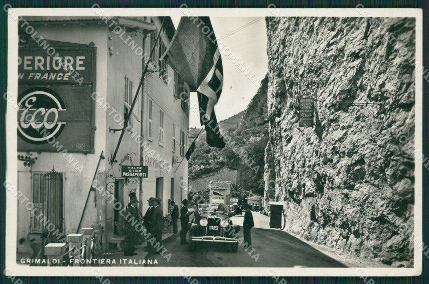 Imperia Ventimiglia Grimaldi Frontiera PIEGA Foto cartolina KV5845 – fronte