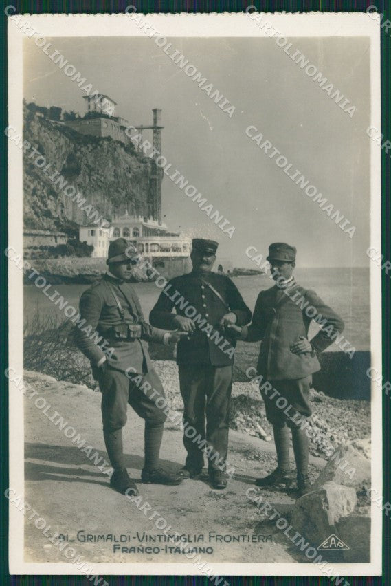 Imperia Ventimiglia Grimaldi Frontiera GdF Foto cartolina KV5846 – fronte