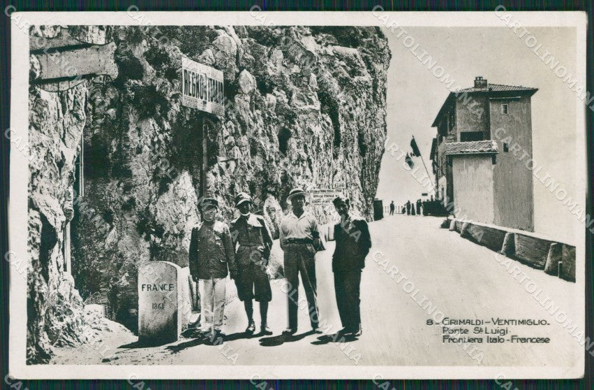 Imperia Ventimiglia Grimaldi Frontiera Foto cartolina KV5848 – fronte