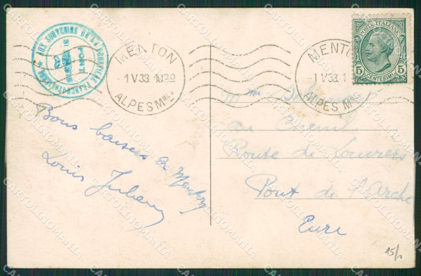 Imperia Ventimiglia Grimaldi Frontiera Foto cartolina KV5848 – retro