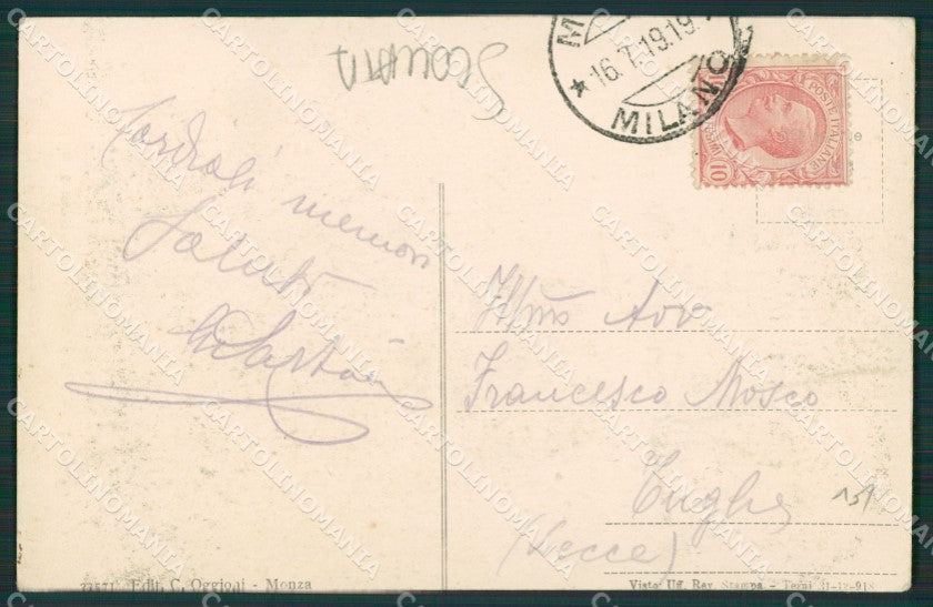 Milano Monza Savoia SCOLLATA cartolina KV5874 – retro