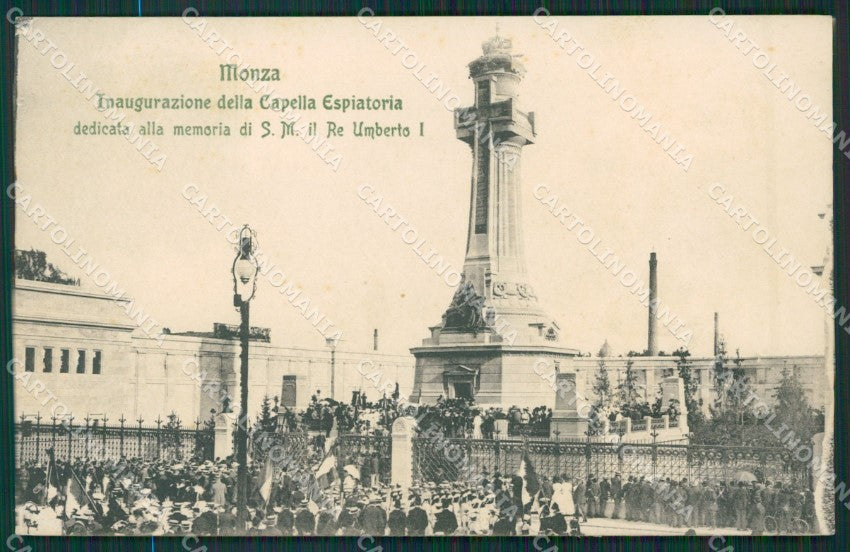 Milano Monza Savoia PIEGA RIPARATA cartolina KV5889 – fronte