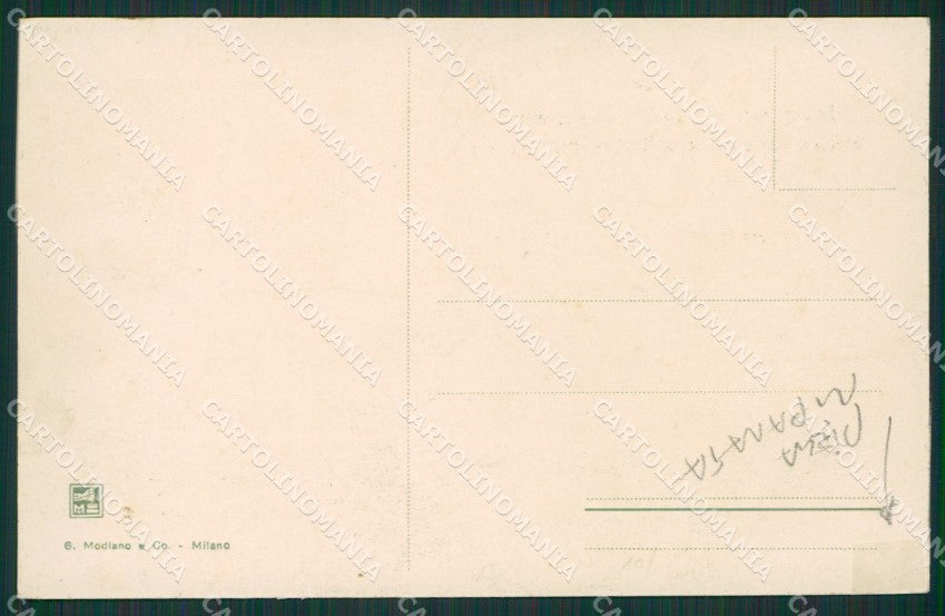 Milano Monza Savoia PIEGA RIPARATA cartolina KV5889 – retro