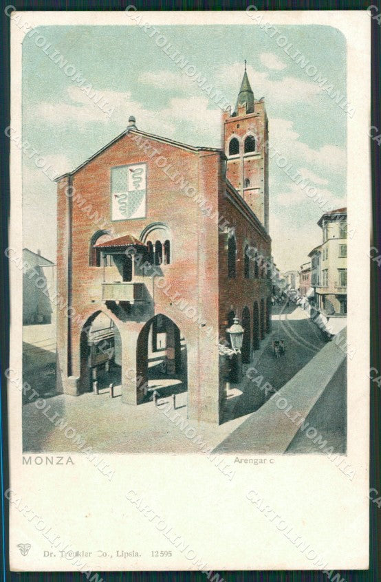 Milano Monza Arengario cartolina KV5895 – fronte