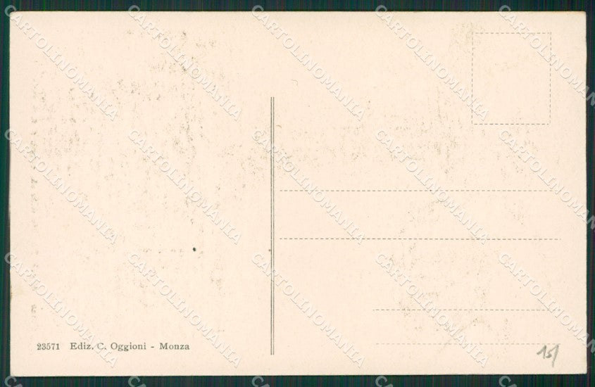 Milano Monza Savoia cartolina KV5898 – retro