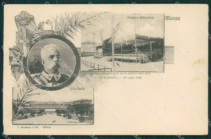 Milano Monza Villa Reale Savoia cartolina KV5900 – fronte