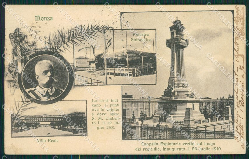 Milano Monza Villa Reale Savoia cartolina KV5901 – fronte