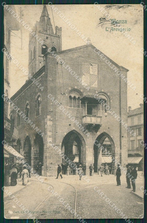 Milano Monza Arengario SCOLLATA cartolina KV5903 – fronte