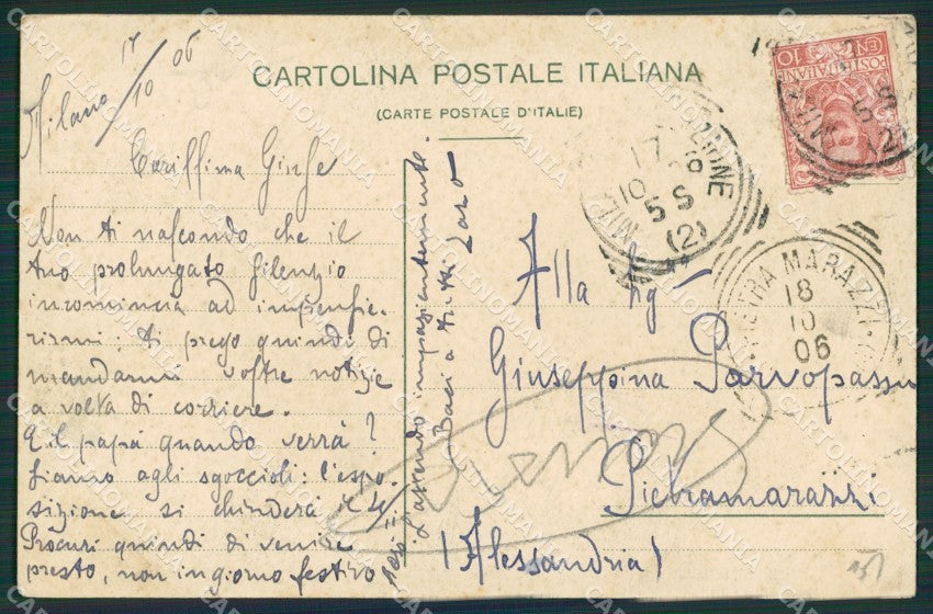 Milano Monza Arengario SCOLLATA cartolina KV5903 – retro