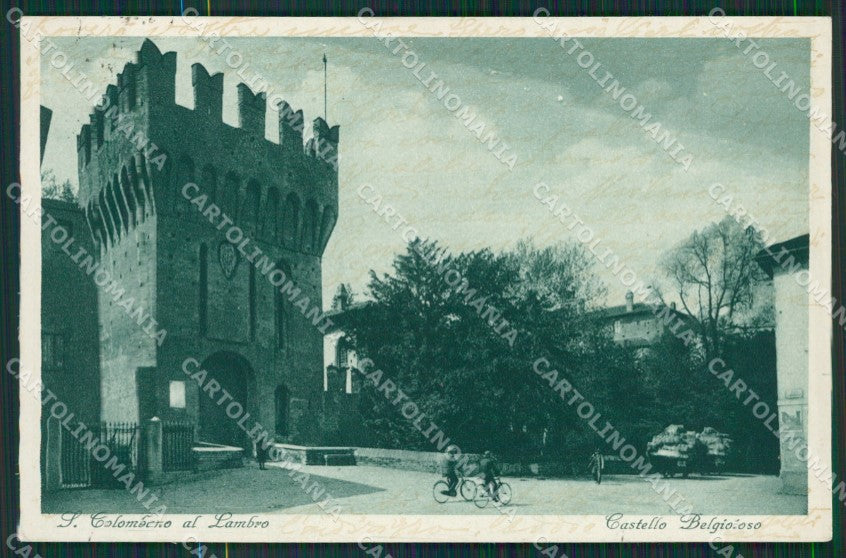 Milano San Colombano al Lambro Castello Belgioioso cartolina KV5907 – fronte