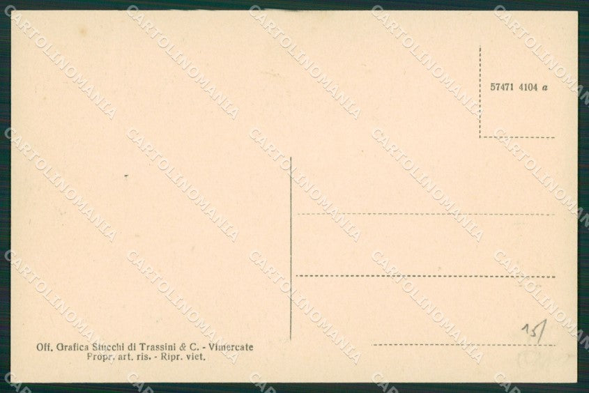 Milano Monza Vimercate cartolina KV5916 – retro
