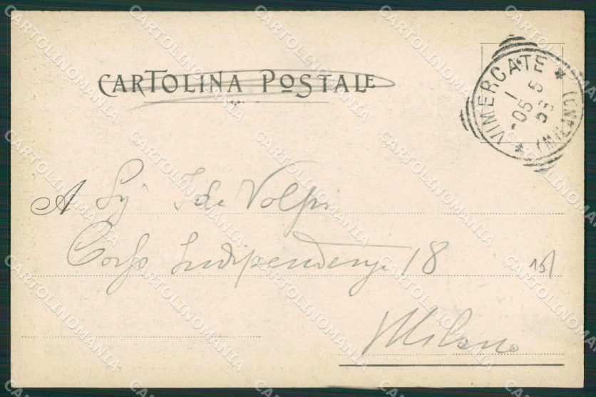Milano Monza Vimercate cartolina KV5917 – retro