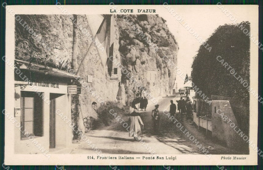 Imperia Ventimiglia Grimaldi Ponte San Luigi Frontiera cartolina KV5927 – fronte