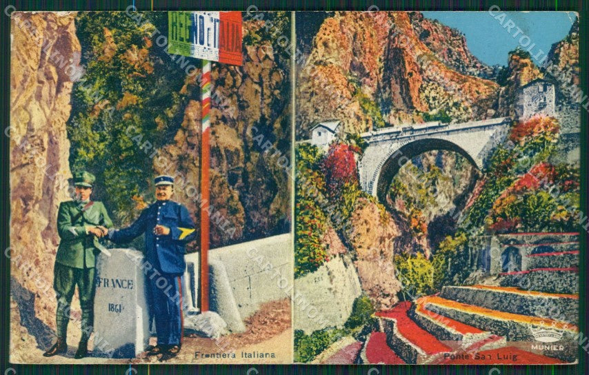 Imperia Ventimiglia Grimaldi Frontiera cartolina KV5931 – fronte