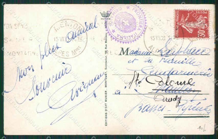 Imperia Ventimiglia Grimaldi Frontiera cartolina KV5931 – retro