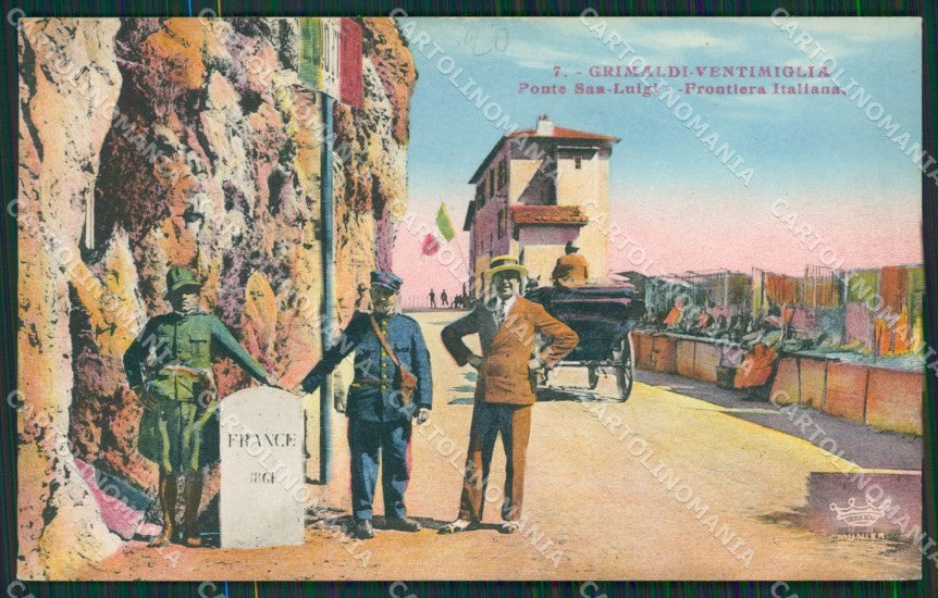 Imperia Ventimiglia Grimaldi Ponte San Luigi Frontiera cartolina KV5932 – fronte