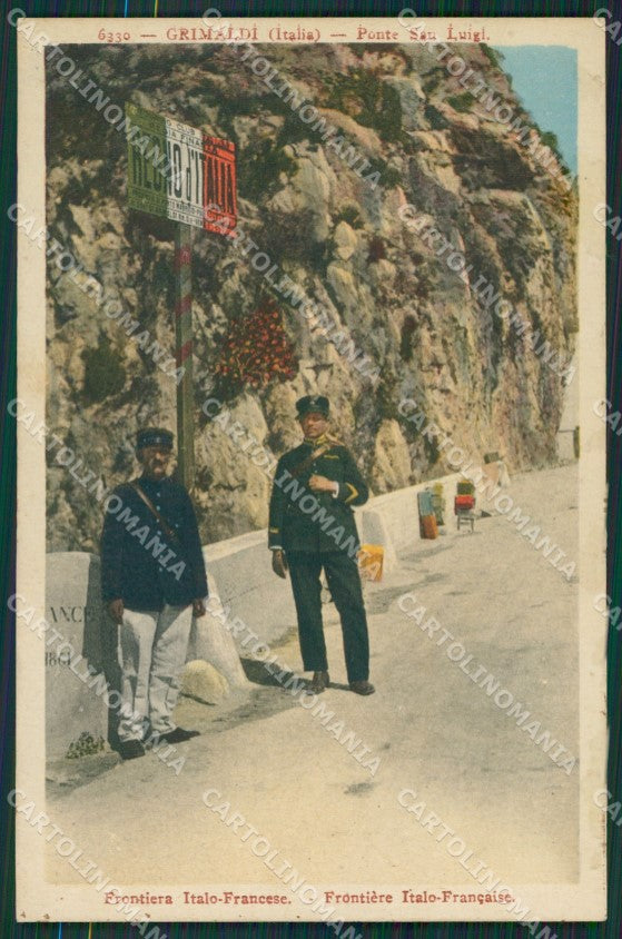 Imperia Ventimiglia Grimaldi Ponte San Luigi Frontiera cartolina KV5951 – fronte