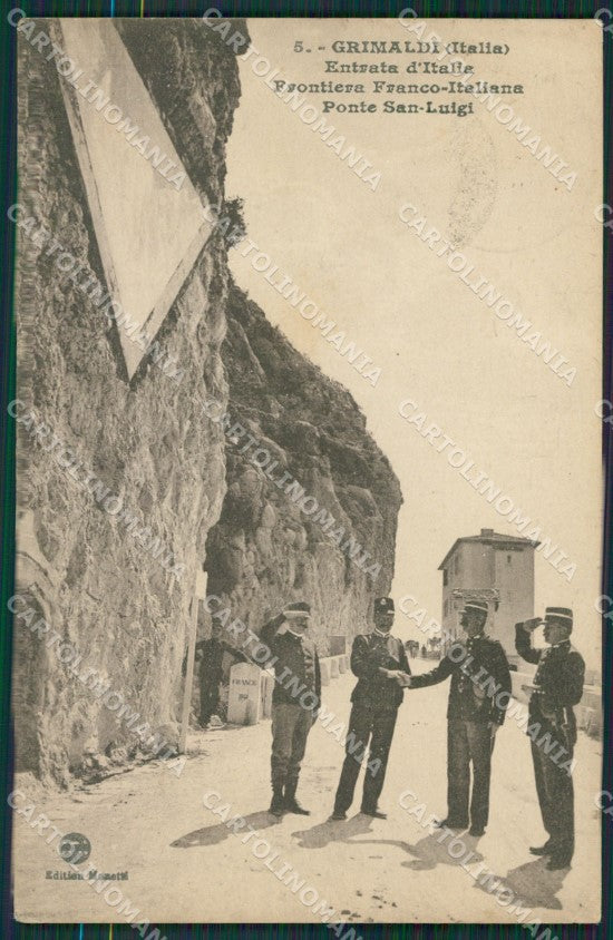 Imperia Ventimiglia Grimaldi Ponte San Luigi Frontiera cartolina KV5952 – fronte
