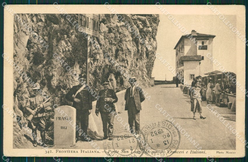 Imperia Ventimiglia Grimaldi Ponte San Luigi Frontiera cartolina KV5953 – fronte