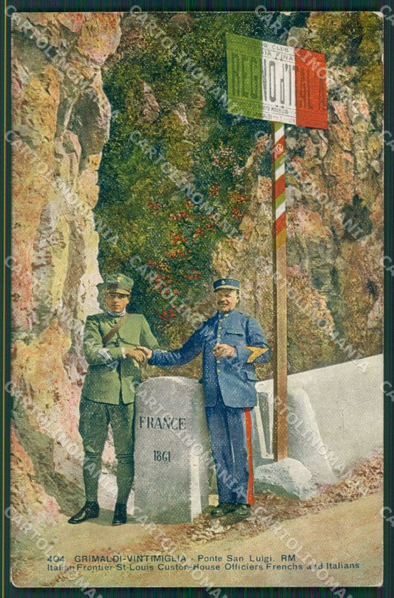 Imperia Ventimiglia Grimaldi Ponte San Luigi Frontiera cartolina KV5960 – fronte