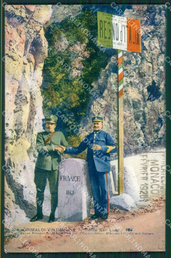 Imperia Ventimiglia Grimaldi Ponte San Luigi Frontiera cartolina KV5961 – fronte