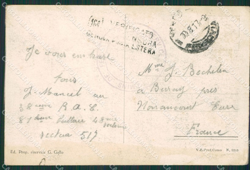 Imperia Ventimiglia Grimaldi Frontiera Saluti da cartolina KV5964 – retro