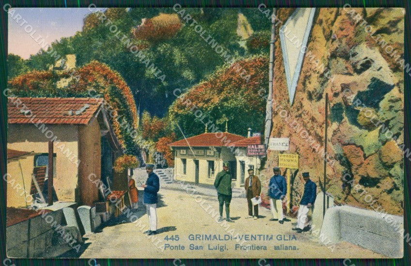 Imperia Ventimiglia Grimaldi Ponte San Luigi Frontiera cartolina KV5966 – fronte
