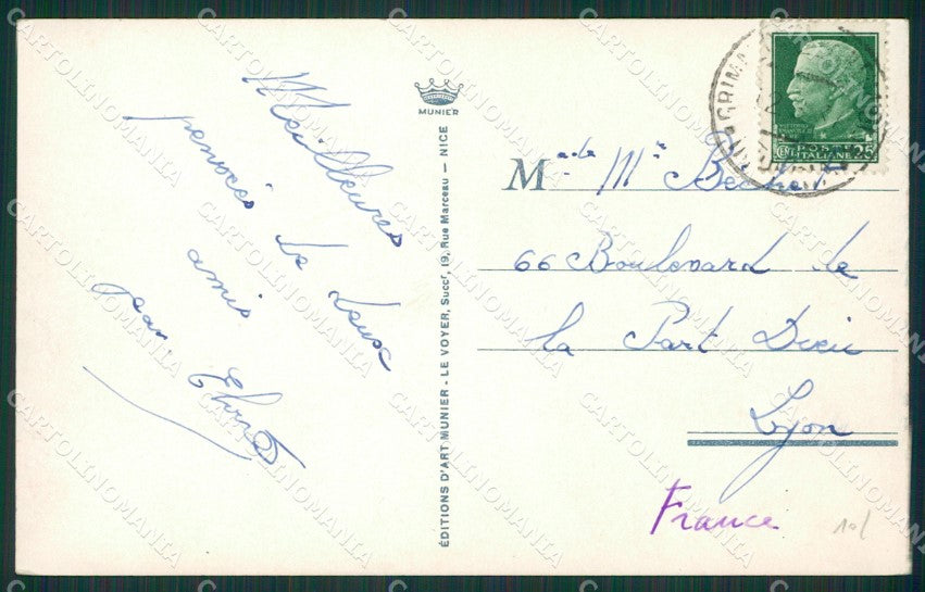 Imperia Ventimiglia Grimaldi Frontiera cartolina KV5968 – retro
