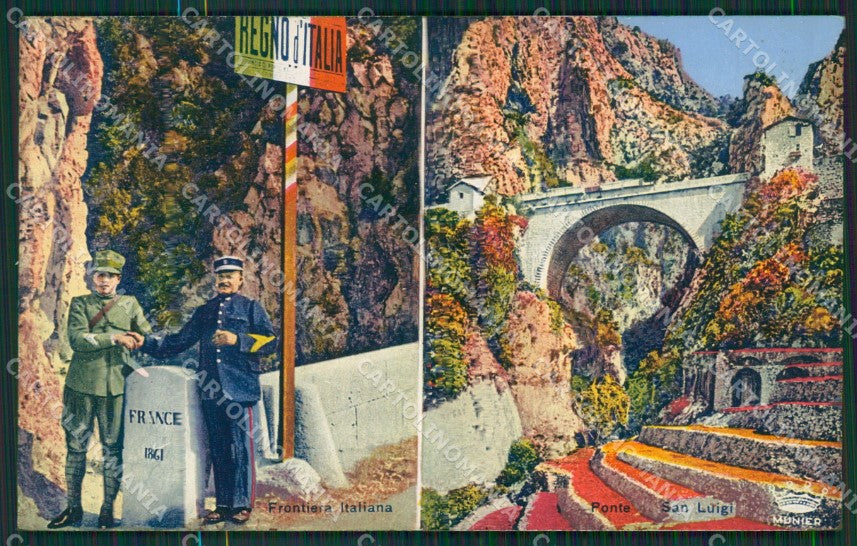 Imperia Ventimiglia Grimaldi Ponte San Luigi Frontiera cartolina KV5969 – fronte